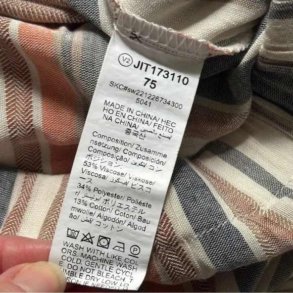 Striped High Waist Shorts Medium – SHEIN Y2K Retro Preppy Aesthetic - Picture 5 of 6